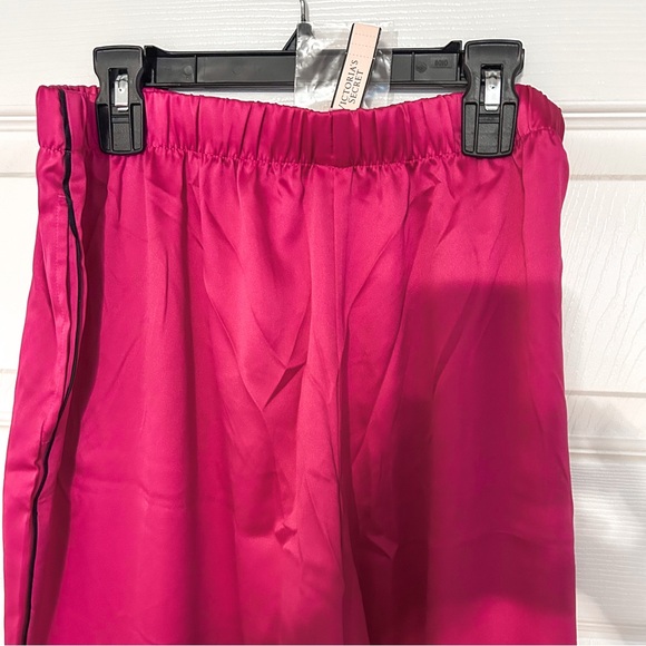Victoria's Secret Fuchsia Satin Pajama Set - Picture 7 of 8